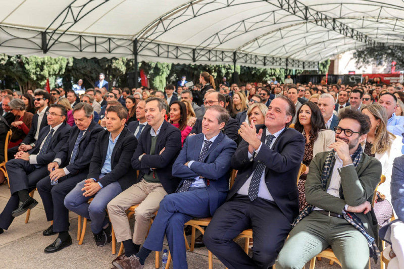 Francisco García, segundo por la derecha, en un momento del acto celebrado en el Palacio de los Córdova (GP MEDIA) Francisco García, segundo por la derecha, en un momento del acto celebrado en el Palacio de los Córdova (GP MEDIA)