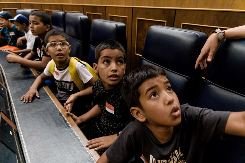 Recepción de niñas y niños saharauis del programa ‘Vacaciones en Paz’en el Congreso de los Diputados en 2025. Archivo (CARLOS LUJÁN - EUROPA PRESS) Recepción de niñas y niños saharauis del programa ‘Vacaciones en Paz’en el Congreso de los Diputados en 2025. Archivo (CARLOS LUJÁN - EUROPA PRESS)