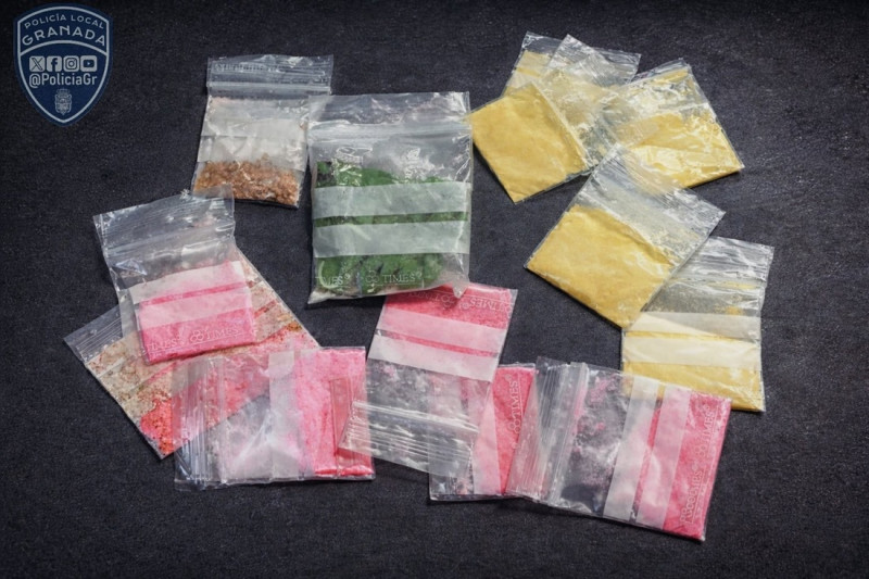 Drogas de diseño intervenidas.
Drogas de diseño intervenidas.