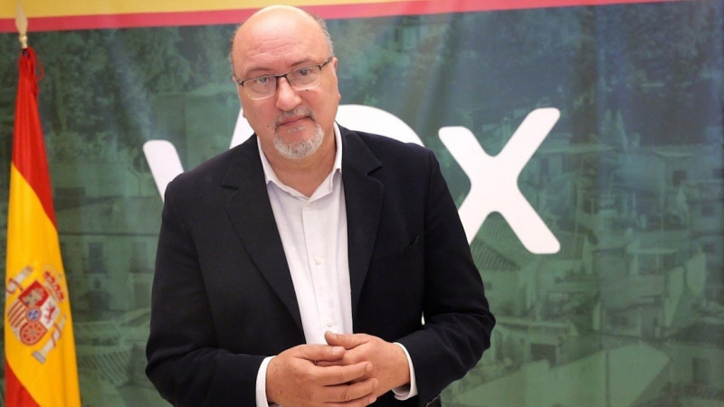 El presidente de Vox Granada, Ricardo López Olea (VOX)