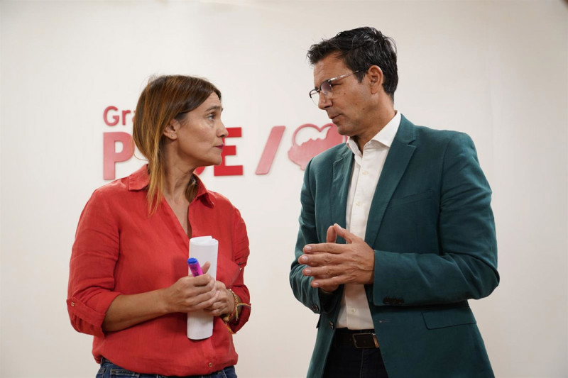 Olga Manzano y Paco Cuenca. Archivo (PSOE)