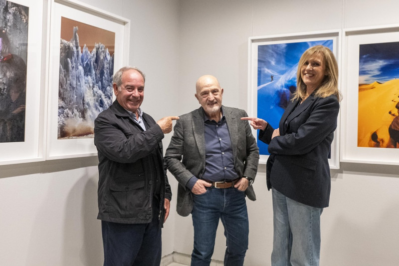 Manuel Titos, Sebastián Álvaro y Poli Servián (CAJA RURAL)