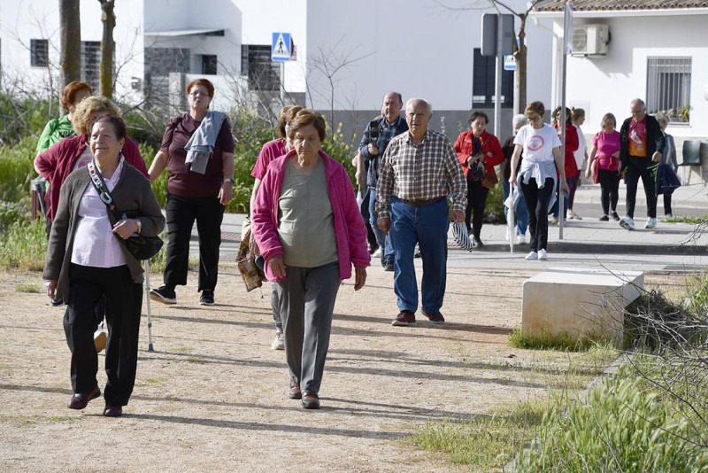 Ruta saludable celebrada en El Chaparral (ALBOLOTE INFORMACIÓN)