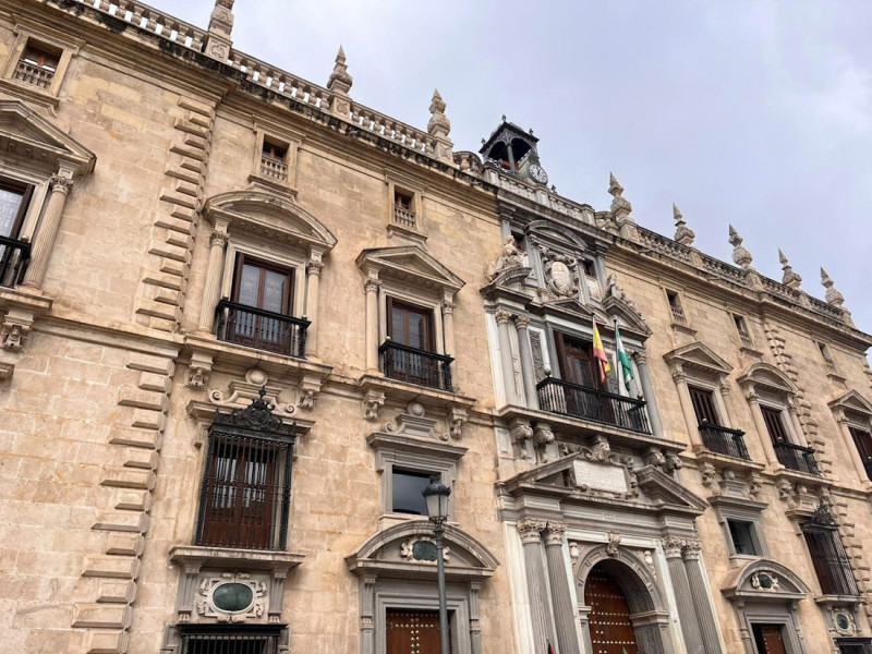 Fachada de la Real Chancillería de Granada, sede del TSJA y de las secciones penales de la Audiencia de Granada (EUROPA PRESS)