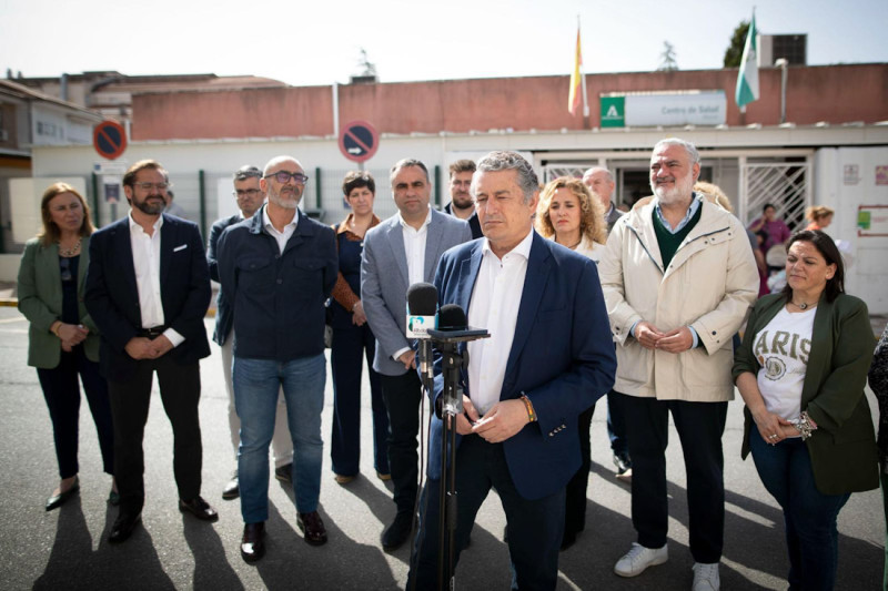 Visita de Antonio Sanz a Albolote (PP)