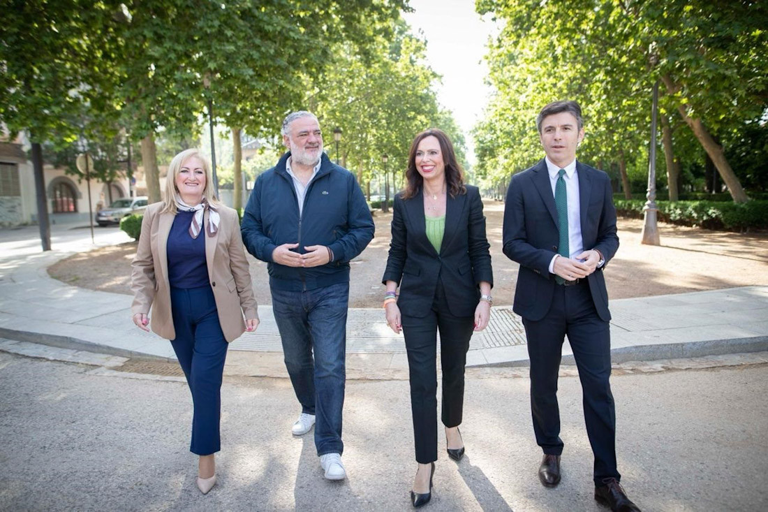 La cabeza de lista del PP por Granada a las elecciones del 17 de mayo, Rocío Díaz, en un acto en Granada (PP)