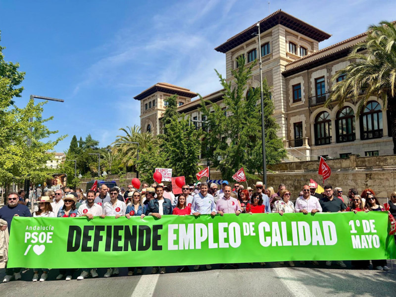 Acto reivindicativo del PSOE de Granada con motivo del Primero de Mayo (PSOE GRANADA)