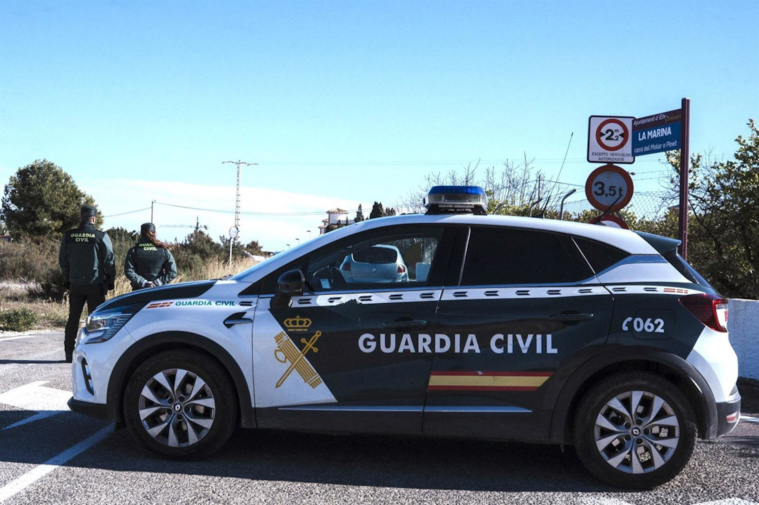 Un coche de la Guardia Civil (ROBERTO PLAZA / EUROPA PRESS)