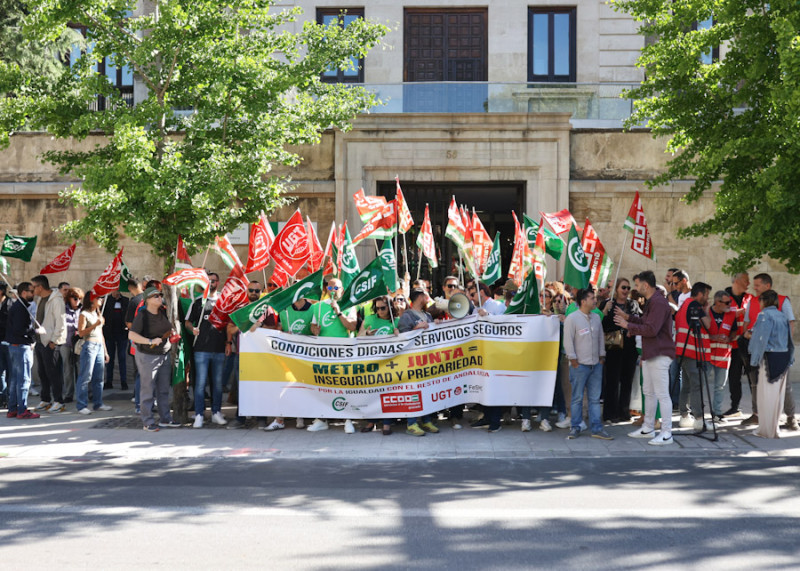 Manifestación de trabajadores del metro (GPMEDIA)