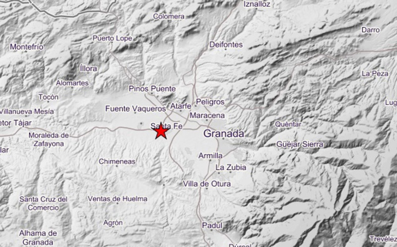 Dos terremotos simultáneos de baja intensidad se han registrado este miércoles, 20 de mayo, pasada la medianoche en las localidades granadinas de Santa Fe y Atarfe, ambas limítrofes en el Área Metropolitana de la capital.