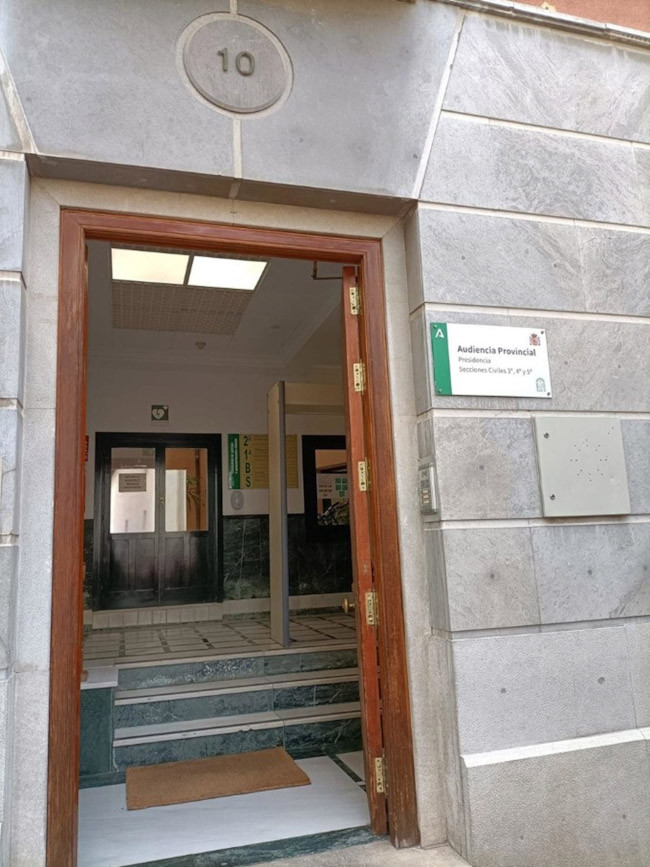 Sede de la Presidencia y Secciones Civiles tercera, cuarta y quinta de la Audiencia Provincial de Granada. Archivo (EUROPA PRESS)