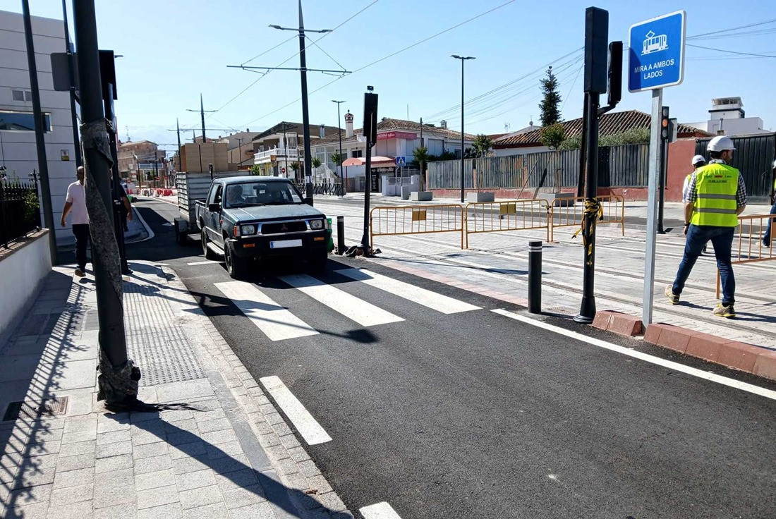 Apertura al tráfico en la Calla San Ramón de Churriana de la Vega (JUNTA)