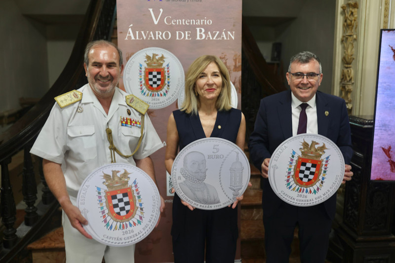 Presentación de la moneda conmemorativa del V Centenario de Álvaro de Bazán (GPMEDIA)
Presentación de la moneda conmemorativa del V Centenario de Álvaro de Bazán (GPMEDIA)