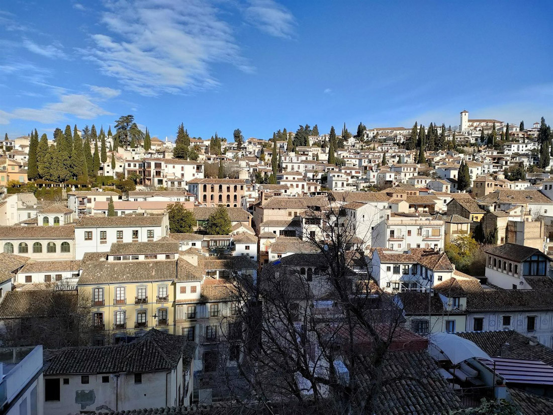 Albaicín, desde el Mirador de la Churra, en Granada. Archivo (EUROPA PRESS)