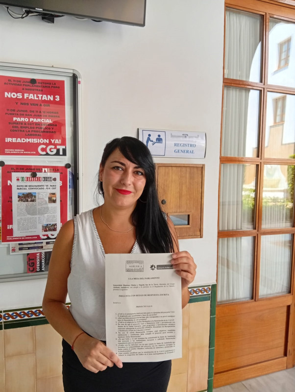 La diputada andaluza de Por Andalucía por la provincia de Granada, Inma Manzano (POR ANDALUCÍA) La diputada andaluza de Por Andalucía por la provincia de Granada, Inma Manzano (POR ANDALUCÍA)