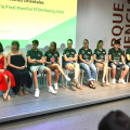 Recibimiento al equipo IMO Racing del IES Montes Orientales (GPMEDIA)